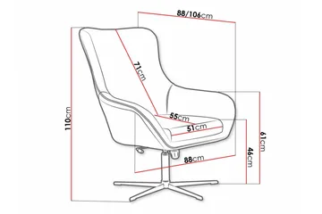 Laytown Fåtölj Beige/Black - Möbler - Fåtölj & stolar - Fåtölj