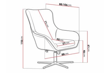 Laytown Fåtölj Dark green - Möbler - Fåtölj & stolar - Fåtölj