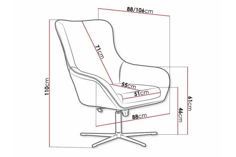 Laytown Fåtölj Dark green - Möbler - Fåtölj & stolar - Fåtölj