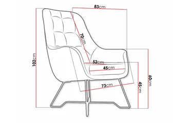 Laytown Fåtölj Dark grey - Möbler - Fåtölj & stolar - Fåtölj