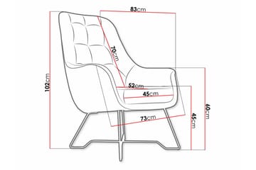 Laytown Fåtölj Dark grey - Möbler - Fåtölj & stolar - Fåtölj