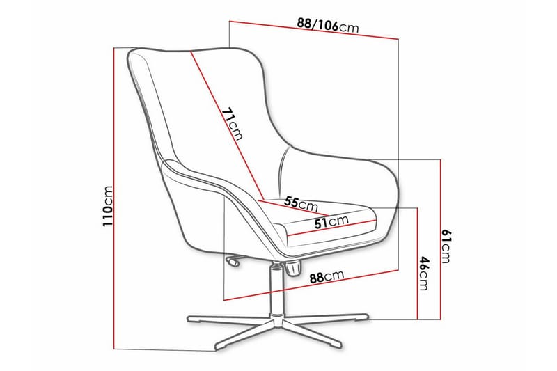 Laytown Modern Fåtölj i Sammet med Metallunderrede - Grön - Möbler - Fåtölj & stolar - Fåtölj - Sammetsfåtölj