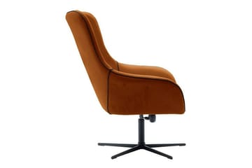 Laytown Modern Fåtölj i Sammet - Orange - Möbler - Fåtölj & stolar - Fåtölj - Sammetsfåtölj