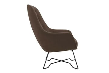 Laytown Modern Fåtölj i Tyg - Mörkbrun - Möbler - Fåtölj & stolar - Fåtölj