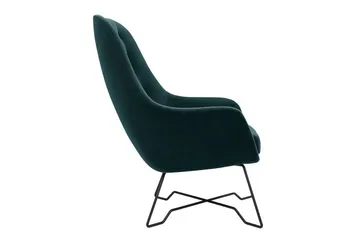 Laytown Modern Fåtölj i Tyg - Mörkgrön - Möbler - Fåtölj & stolar - Fåtölj