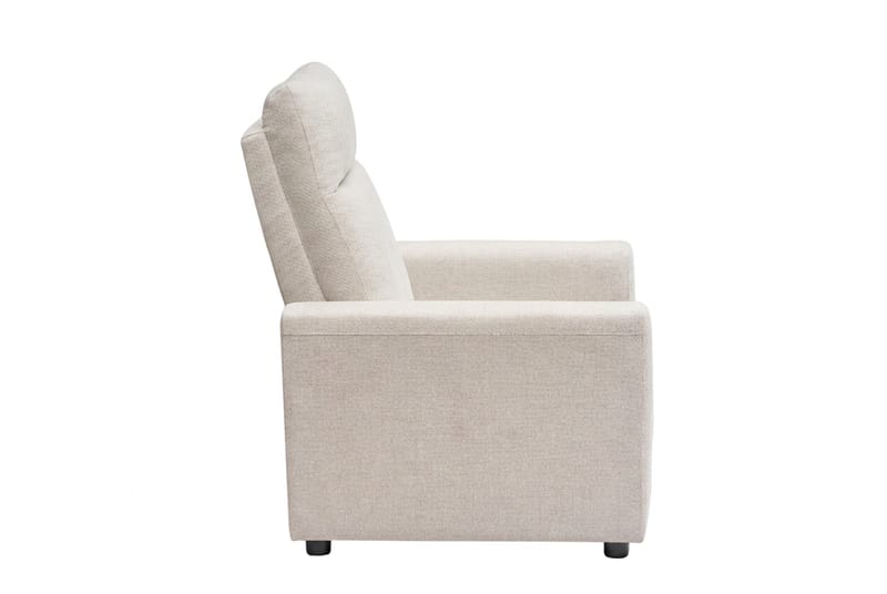 Leia Manuell Reclinerfåtölj i Tyg - Beige - Möbler - Fåtölj & stolar - Fåtölj - Biofåtölj & reclinerfåtölj