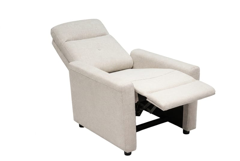 Leia Manuell Reclinerfåtölj i Tyg - Beige - Möbler - Fåtölj & stolar - Fåtölj - Biofåtölj & reclinerfåtölj