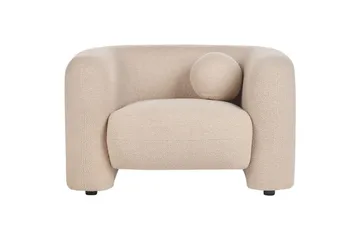 Fåtölj Leiren - Beige/Bouclé - Möbler - Fåtölj & stolar - Fåtölj
