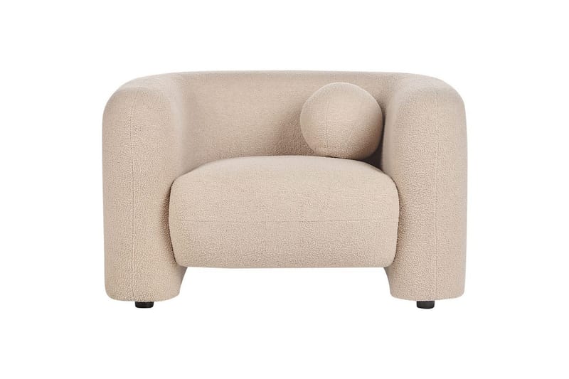 Fåtölj Leiren - Beige/Bouclé - Möbler - Fåtölj & stolar - Fåtölj
