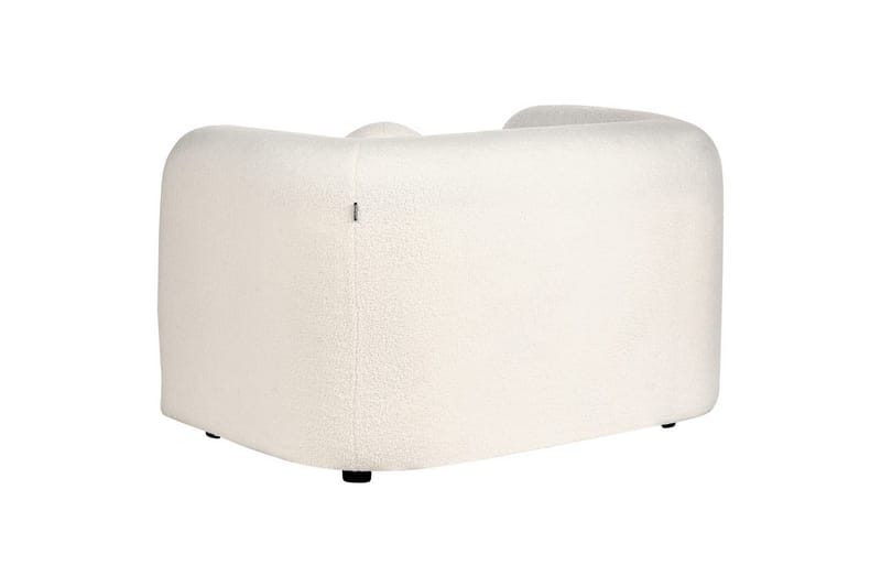 Fåtölj Leiren - Vit/Bouclé - Möbler - Fåtölj & stolar - Fåtölj