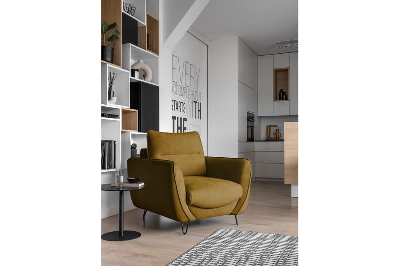 Lence Fåtölj - Gul - Möbler - Fåtölj & stolar - Fåtölj