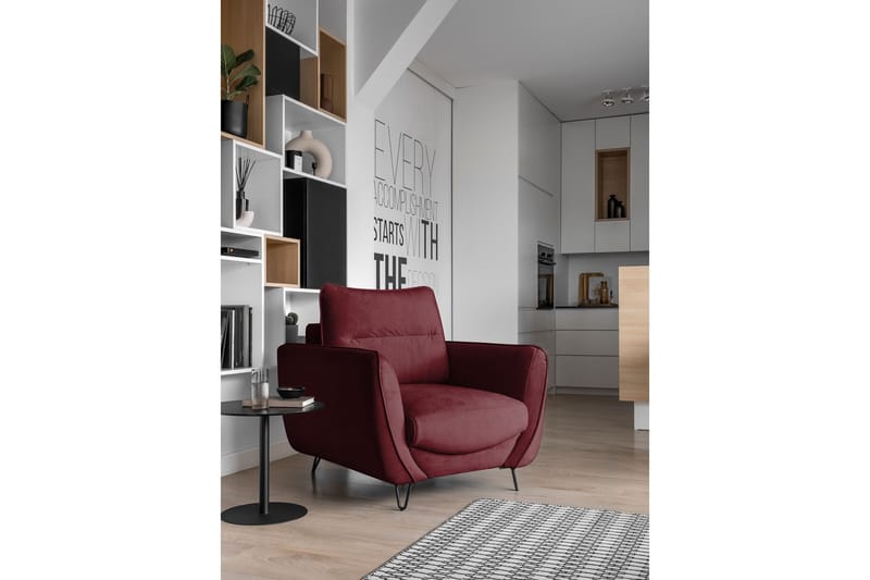 Lence Fåtölj - Röd - Möbler - Fåtölj & stolar - Fåtölj