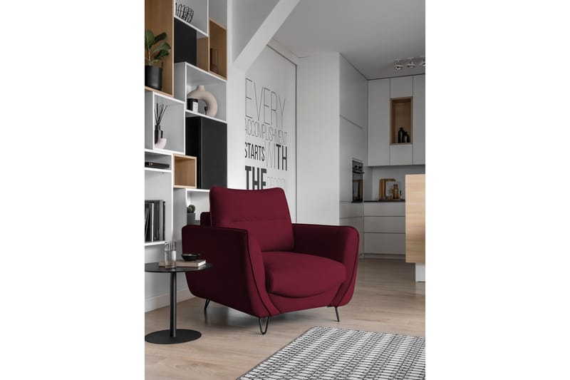 Lence Fåtölj - Röd - Möbler - Fåtölj & stolar - Fåtölj