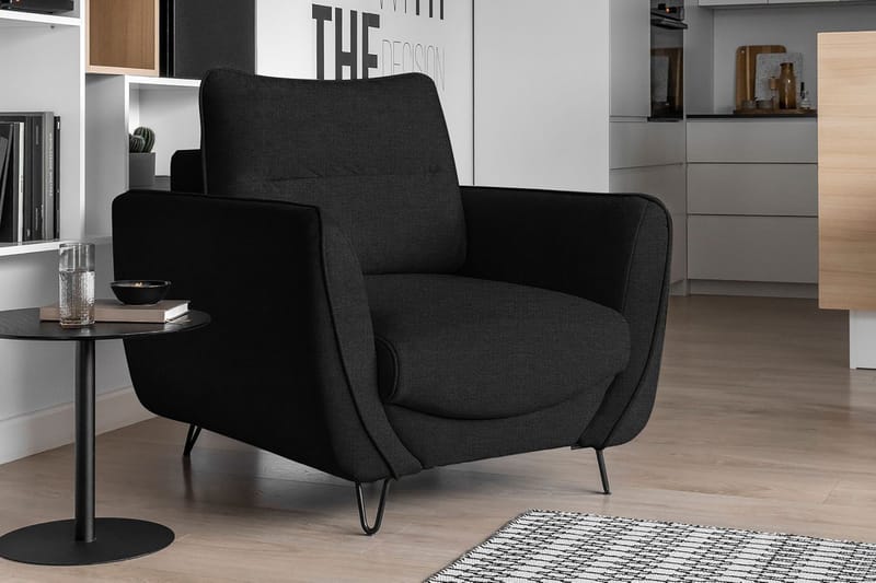 Lence Fåtölj, Svart
