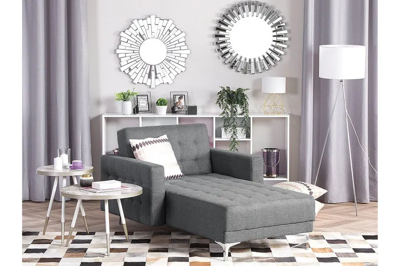 Aberdeen Schäslong - Grå - Möbler - Fåtölj & stolar - Fåtölj - Liggfåtölj