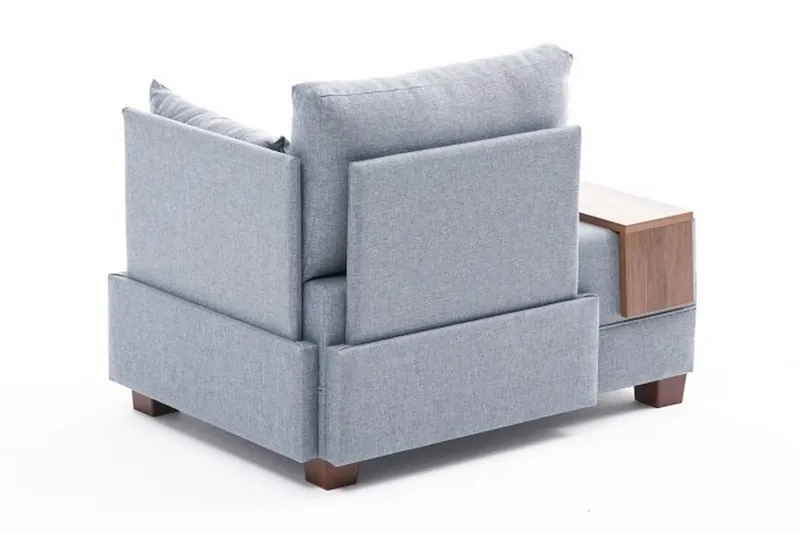 Algeria Schäslongfåtölj - Blå - Möbler - Fåtölj & stolar - Fåtölj - Liggfåtölj