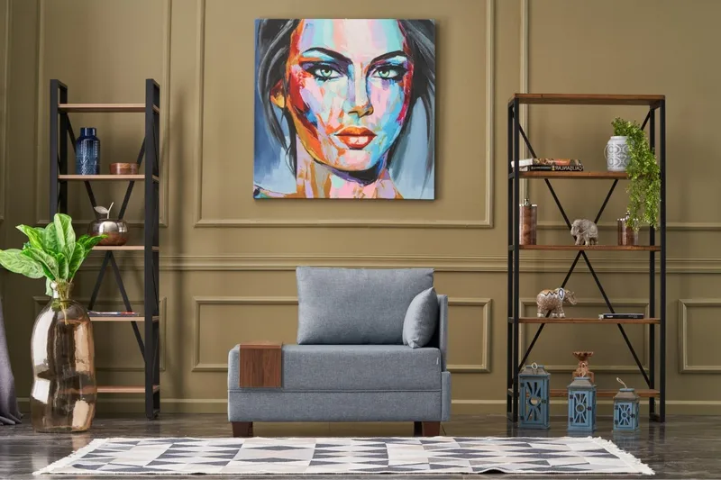 Algeria Schäslongfåtölj - Blå - Möbler - Fåtölj & stolar - Fåtölj - Liggfåtölj