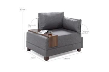 Algeria Schäslongfåtölj - Cream - Möbler - Fåtölj & stolar - Fåtölj - Liggfåtölj