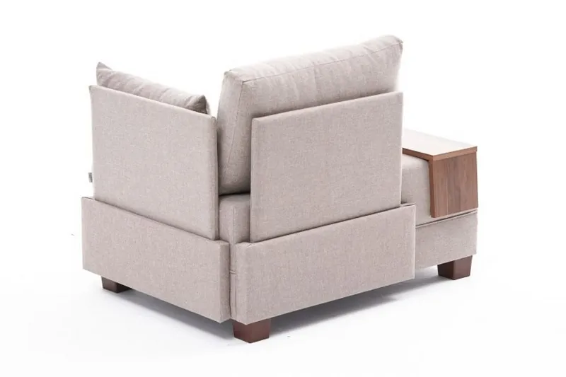 Algeria Schäslongfåtölj - Cream - Möbler - Fåtölj & stolar - Fåtölj - Liggfåtölj