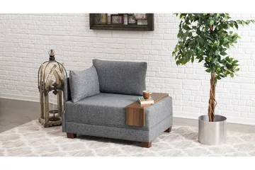 Algeria Schäslongfåtölj - Grå - Möbler - Fåtölj & stolar - Fåtölj - Liggfåtölj