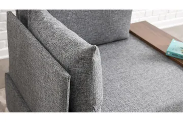 Algeria Schäslongfåtölj - Grå - Möbler - Fåtölj & stolar - Fåtölj - Liggfåtölj