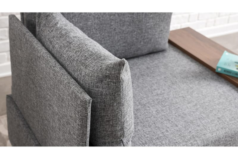 Algeria Schäslongfåtölj - Grå - Möbler - Fåtölj & stolar - Fåtölj - Liggfåtölj