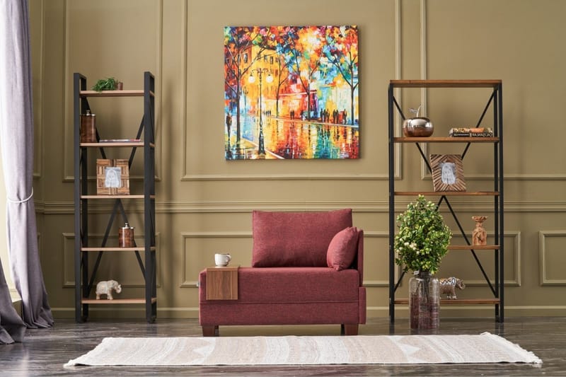 Algeria Schäslongfåtölj - Röd - Möbler - Fåtölj & stolar - Fåtölj - Liggfåtölj