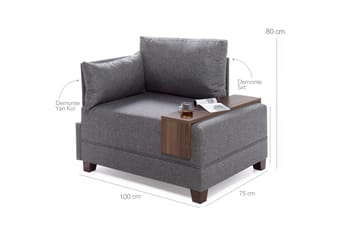 Algeria Schäslongfåtölj - Röd - Möbler - Fåtölj & stolar - Fåtölj - Liggfåtölj