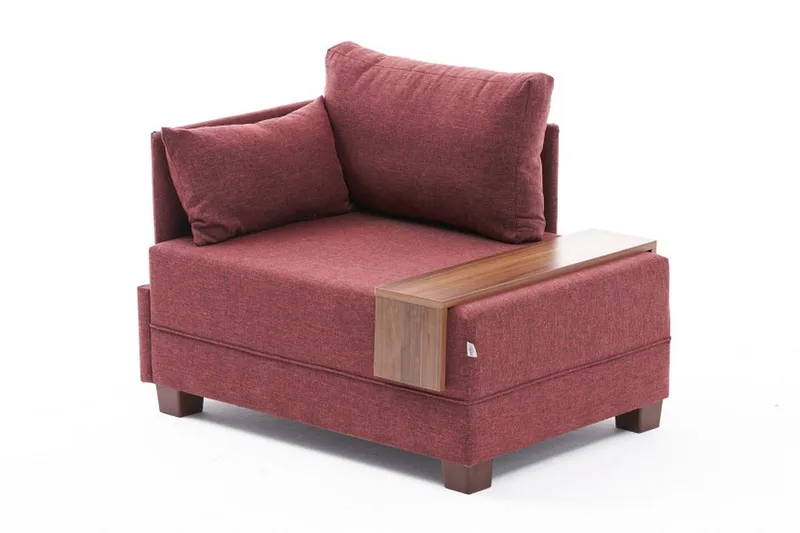 Algeria Schäslongfåtölj - Röd - Möbler - Fåtölj & stolar - Fåtölj - Liggfåtölj