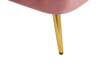 Allier Schäslong Vänster - Sammet/Rosa - Möbler - Fåtölj & stolar - Fåtölj - Liggfåtölj