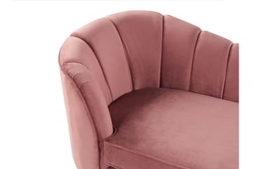 Allier Schäslong Vänster - Sammet/Rosa - Möbler - Fåtölj & stolar - Fåtölj - Liggfåtölj