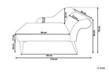 Biarritz Schäslong - Grön - Möbler - Fåtölj & stolar - Fåtölj - Liggfåtölj