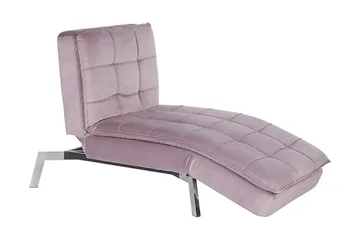 Karyne Schäslong Sammet - Rosa - Möbler - Fåtölj & stolar - Fåtölj - Liggfåtölj