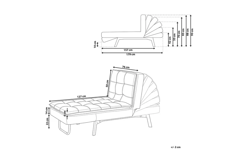 Karyne Schäslong Sammet - Rosa - Möbler - Fåtölj & stolar - Fåtölj - Liggfåtölj
