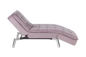 Karyne Schäslong Sammet - Rosa - Möbler - Fåtölj & stolar - Fåtölj - Liggfåtölj