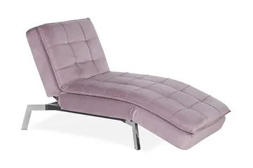 Karyne Schäslong Sammet - Rosa - Möbler - Fåtölj & stolar - Fåtölj - Liggfåtölj