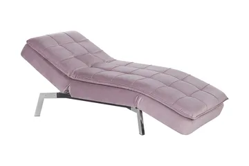 Karyne Schäslong Sammet - Rosa - Möbler - Fåtölj & stolar - Fåtölj - Liggfåtölj