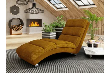 Kintore Liggfåtölj 62 cm 84x NO_BRAND Dark yellow - Möbler - Fåtölj & stolar - Fåtölj - Liggfåtölj