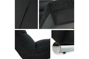 Kintore Liggfåtölj 62 cm NO_BRAND Black - Möbler - Fåtölj & stolar - Fåtölj - Liggfåtölj