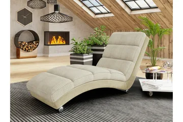 Kintore Liggfåtölj 62 x 84 cm NO_BRAND beige - Möbler - Fåtölj & stolar - Fåtölj - Liggfåtölj