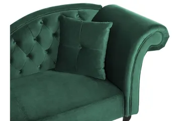 Lattes Schäslong Höger - Sammet/Grön - Möbler - Soffa - Dagbädd