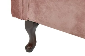 Lattes Schäslong Höger - Sammet/Rosa - Möbler - Soffa - Dagbädd