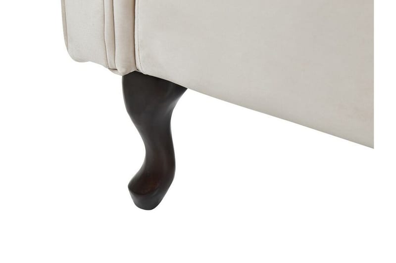 Lattes Schäslong Vänster - Sammet/Beige - Möbler - Soffa - Dagbädd
