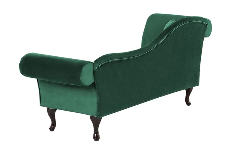 Lattes Schäslong Vänster - Sammet/Grön - Möbler - Fåtölj & stolar - Fåtölj - Liggfåtölj