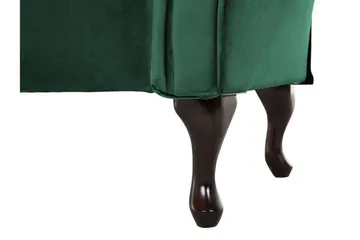 Lattes Schäslong Vänster - Sammet/Grön - Möbler - Fåtölj & stolar - Fåtölj - Liggfåtölj