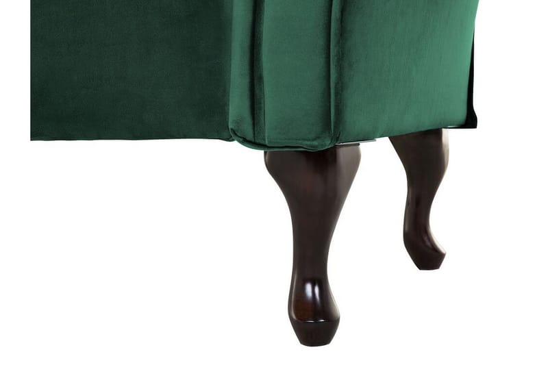 Lattes Schäslong Vänster - Sammet/Grön - Möbler - Fåtölj & stolar - Fåtölj - Liggfåtölj