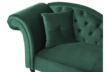 Lattes Schäslong Vänster - Sammet/Grön - Möbler - Fåtölj & stolar - Fåtölj - Liggfåtölj