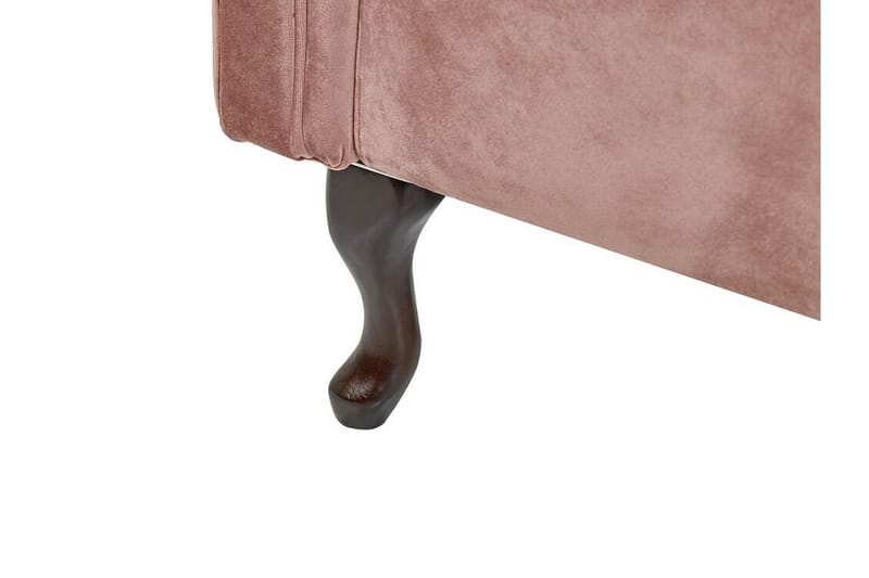 Lattes Schäslong Vänster - Sammet/Rosa - Möbler - Soffa - Dagbädd