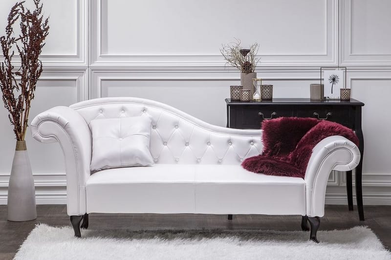 Lattes Schäslong - Vit - Möbler - Soffa - Dagbädd