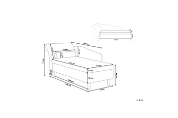 Luiro Schäslong - Svart - Möbler - Fåtölj & stolar - Fåtölj - Liggfåtölj
